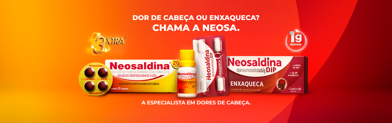 Dor de cabeça ou enxaqueca? Chama a Neosa.