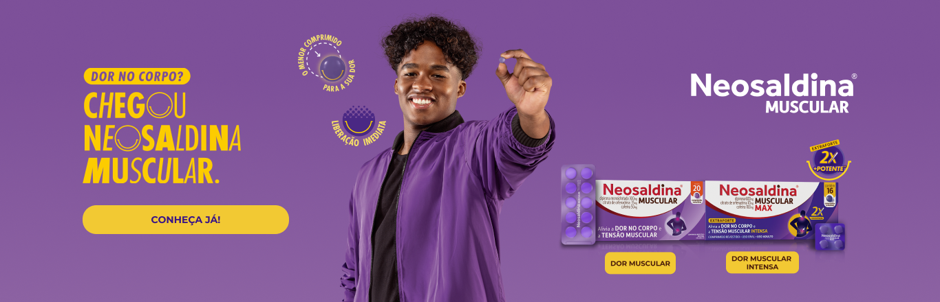 Neosaldina Muscular: alívio para dores no corpo.
