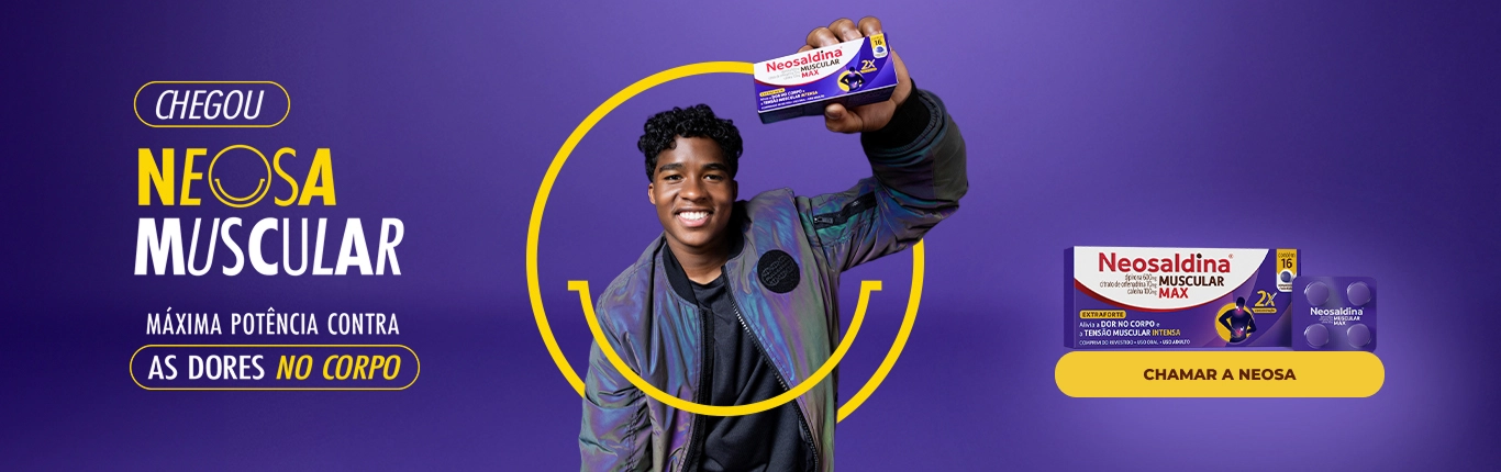 Neosa Muscular: máxima potência contras as dores no corpo.
