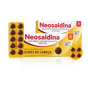 Embalagem de Neosaldina Core.
