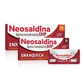 Embalagem de Neosaldina DIP.
