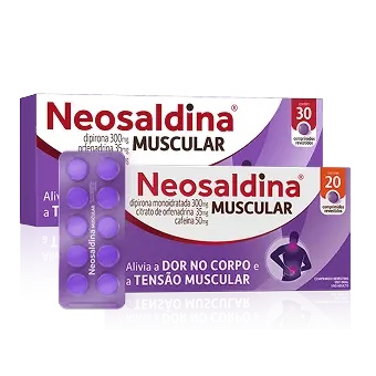 Embalagem de Neosaldina Muscular.
