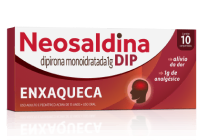 embalagem do produto neosaldina, apresentação em 