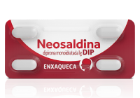 embalagem do produto neosaldina, apresentação em 