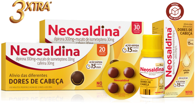 embalagens de Neosaldina.